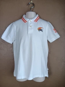 Pre Owned Gap Kids Boy's Star Wars Polo Shirt White Size M(8-9) - Picture 1 of 8