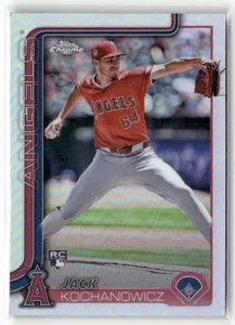 2025 Topps Chrome #121 JACK KOCHANOWICZ RC ROOKIE REFRACTOR ANGELS - Picture 1 of 2