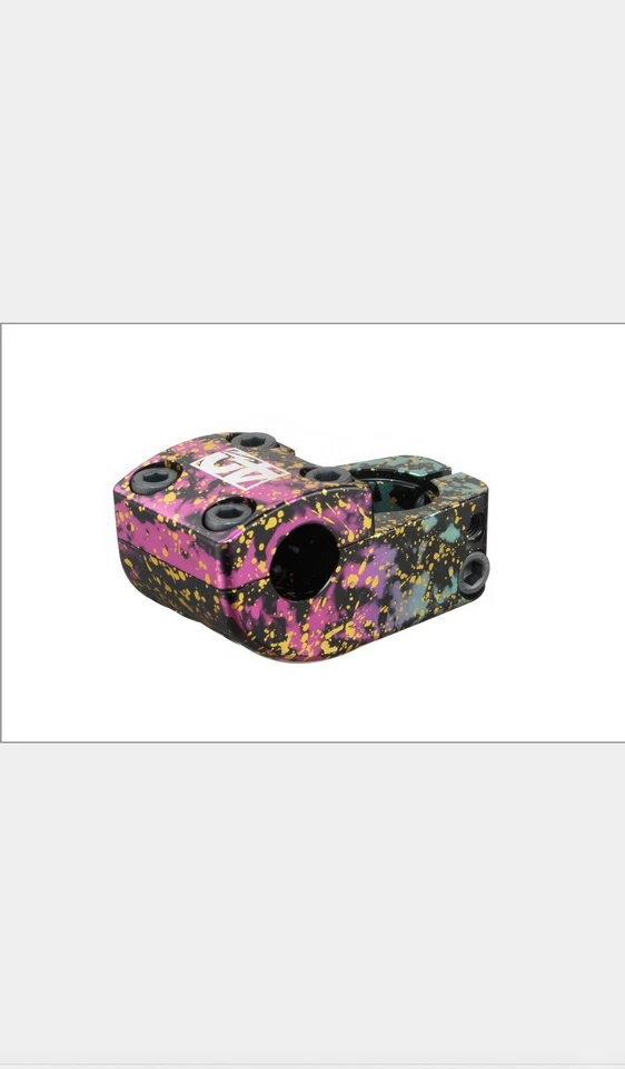 ODYSSEY BMX NORD BICYCLE STEM '85 SPLATTER (NO TWO ARE THE SAME) - Image 1 of 1