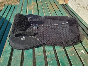 Premier Equine  Wool Lined Half Pad, GP, Full Size, Black,(ref 420G) - Picture 1 of 6