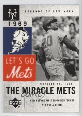 2001 Upper Deck Legends of New York The Miracle Tommie Agee Mets #82 - Image 1 of 2