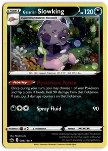 Pokemon TCG Galarian Slowking (Cosmos Holo) 098/198 Miscellaneous Cards & Produc - Picture 1 of 1
