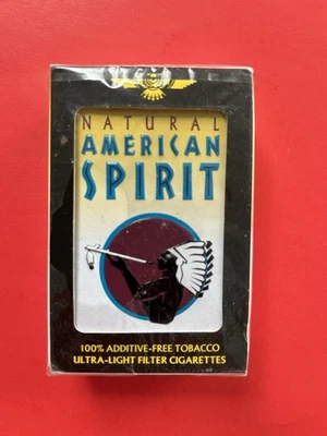 Natural AMERICAN SPIRIT Vintage NOS Cigarette Tin - Image 1 of 4