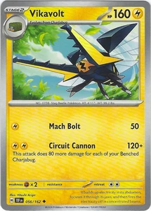 Vikavolt #056/162 Sv05: Temporal Forces Uncommon - Pokemon - Picture 1 of 2