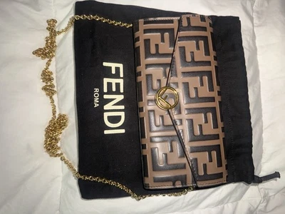 Fendi F is Fendi Chain Continental Wallet - Image 1 of 4