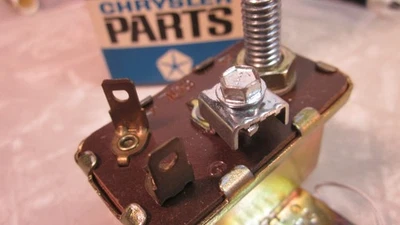 NOS ORIGINAL MOPAR STARTER SOLONID SOP 2444442 DODGE PLYMOUTH CHRYSLER 1965 1966 - Image 1 of 4