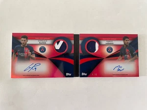 Goncalo Ramos Marco Asensio 2023/24 Topps PSG Team Set Dual Auto Matchworn 1/5 - Bild 1 von 7