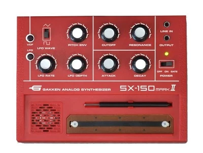 Gakken Adult Science Sintetizador Analógico Rojo SX-150 MARK II Importación de Japón Foto 1 de 4
