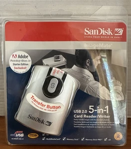 NEW Sealed SanDisk ImageMate USB 2.0 5-in-1 Card Reader/Writer SDDR-99-A15 NEW - Picture 1 of 7