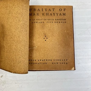 The Rubaiyat of Omar Khayyam Edward Fitzgerald, Essays Middle East Spirituality - Picture 1 of 10