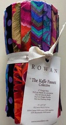 KAFFE FASSETT "SPRING JEWEL" 6" ROWAN FABRICS 设计条纹 — 第 1/4 张图片
