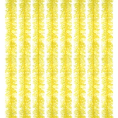 Boa de plumas de 6,6 pies, 8 piezas boas de plumas esponjosas artificiales, amarillas Foto 1 de 4