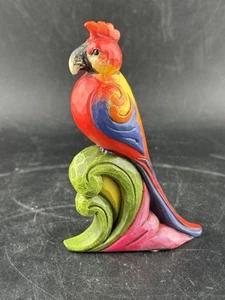 Minifigura Jim Shore Heartwood Creek Parrot 4" 2010 #4031233 - Imagen 1 de 7