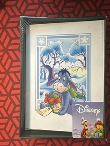 #A6-Vintage Sealed Disney Christmas Greeting Cards - Winnie the Pooh - Picture 1 of 8