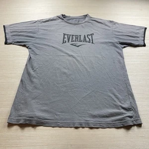 Vintage Everlast Boxing Y2K Sun Faded Gradient Distressed T Shirt L Gym - Picture 1 of 12