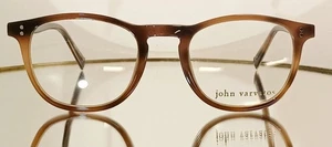 Originale JOHN VARVATOS V376 Eyeglasses BROWN New Plastic 48-21-145 Japan - Picture 1 of 13
