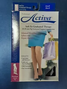 Activa Kompressionsstrumpfhose 20-30 mmHg Stützschlauch weiche Passform klein schwarz H3761 - Bild 1 von 7