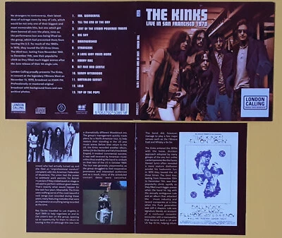 Kinks - Live in San Francisco 1970 / CD Digipak - Bild 1 von 2