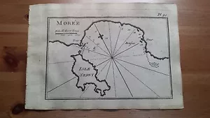 1817 Allezard: Portolano Baia Isola di Cervi, Morea Grecia "Isle Servi Moree" - Imagen 1 de 1