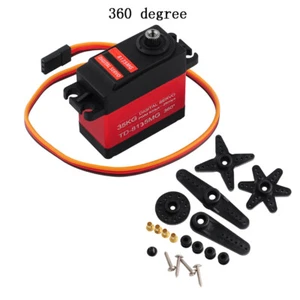 35 kg servo ingranaggi metallici a rotazione continua digitale RC 360 gradi motore senza nucleo - Foto 1 di 4