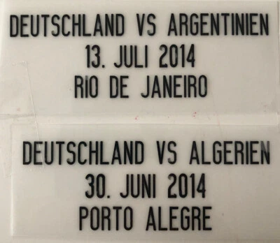 53GRADSPORT Dettaglio partita Mondiali 2014 casa per maglia Germania per shirt Germania nero nero