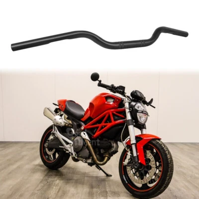 Guidão de motocicleta 7/8" guidão preto para Ducati Monster 696 750 2008-2014 - Imagem 1 de 4