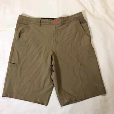 Dahui Shorts Mens 32 Green Drawstring Mesh Pockets - Image 1 of 4