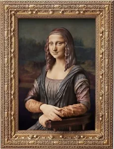 KOSTENLOSE Figur Das Tischmuseum Monam Lisa von Leonardo da Vinci Figur SP-155 NEU - Bild 1 von 9