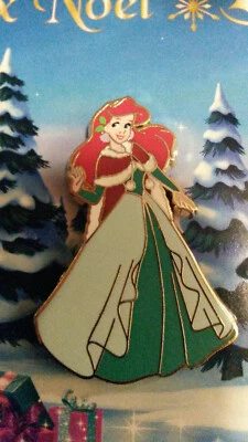 Значок принцессы Xmas Ariel only Disney Land Paris Dlrp DLP август 2019 г. - Изображение 1 из 2