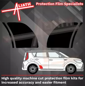 Fits Kia Soul 2014-2019 Rear Arch BLACK Stone Chip Guard Paint Protection Film - Picture 1 of 4