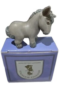 Vintage Avon Heavenly Blessings Donkey Nativity Collection Figure 1986 Christmas - Picture 1 of 1
