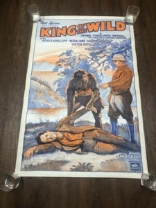 King of the Wild Movie Poster Boris Karloff Dorothy Christy Murder Vintage - Picture 1 of 7
