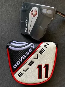 NEW Odyssey Eleven Slant Mallet Putter / Red Stroke Lab Shaft - 34" w/HC (O2) - Picture 1 of 8