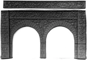 Steinviadukt 380 mm 214 mm hohe Wandumformung L8 UNBEMALT O Maßstab Modelle Kit - Bild 1 von 4