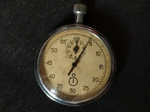 SOVIET stopwatch vintage AGAT 4282 15 J  RARE  USSR Russian*SERVISED*   - Picture 1 of 11