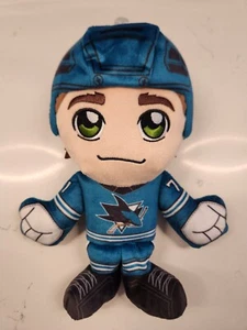 RARE San Jose Sharks Macklin Celebrini Bleacher Creatures 8" Kuricha Plush Doll - Picture 1 of 8