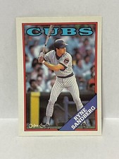 1988 O-Pee-Chee OPC Blank Back - RYNE SANDBERG