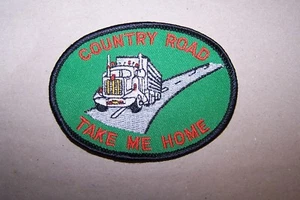 1 Aufnäher Patch Abzeichen LKW Fernfahrer Trucker Country Road Take me home US - Bild 1 von 1