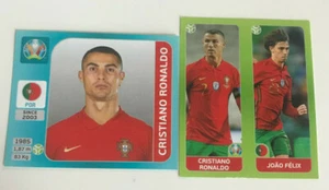 Euro Cristiano Ronaldo Portugal 2020 lote de 2 tarjetas versión Brasil #652 #633 - Imagen 1 de 2