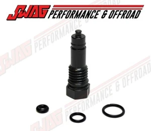 11-16 FORD 6.7 6.7L POWERSTROKE DIESEL BLACK HFCM BILLET WATER IN FUEL WIF PLUG - Picture 1 of 3