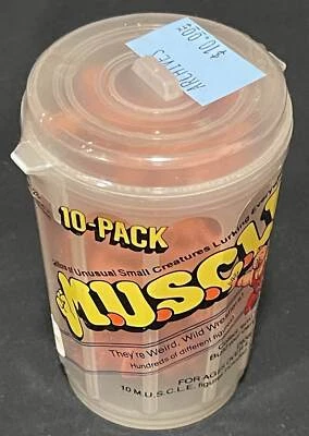 M.U.S.C.L.E. PACK DE 10 BOTES DE BASURA SELLADOS COLOR CARNE MATTEL 1985 Foto 1 de 4