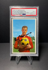 Franz Beckenbauer CAR ON CARD DNA 10 PSA 5 EX 1966 Bergmann FC BAYERN
