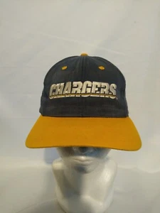 Vintage 1992 Team NFL San Diego Chargers Ball Cap Mütze gelb marineblau  - Bild 1 von 6