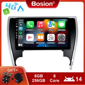 8G+256G 10.1'' Car Radio For Toyota Camry 2015-2017 Android 14 GPS NAVI Carplay - Picture 1 of 14