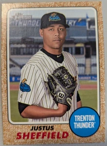 Topps Heritage Minor Justus Sheffield 2017 - Imagen 1 de 2