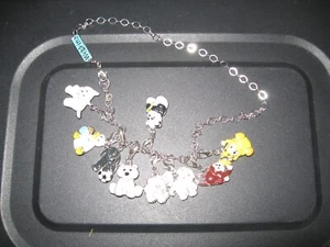 Vintage WEBKINZ Silver Tone Bracelet & 9 Charms - Picture 1 of 1