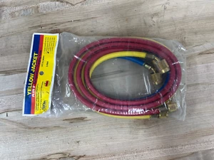 NUOVO YELLOW JACKET Refrigerazione Ricarica Collettore Tubo Set 22985 HAVS-60 RYB 60" - Foto 1 di 4