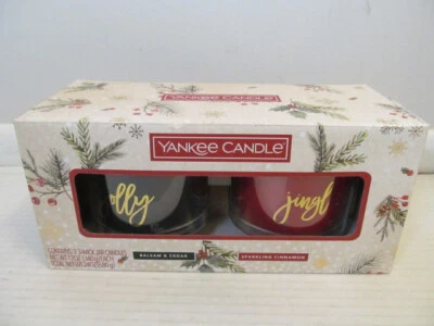 Yankee Candle 12 oz 3-Wick Jar Candles, Balsam & Cedar + Sparkling Cinnamon - Image 1 of 4