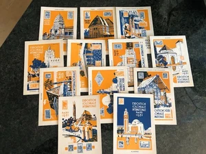 Wow! Poster Postcard LOT 12~1931 EXPOSITION COLONIALE INTERNATIONAL PARIS France - Picture 1 of 9