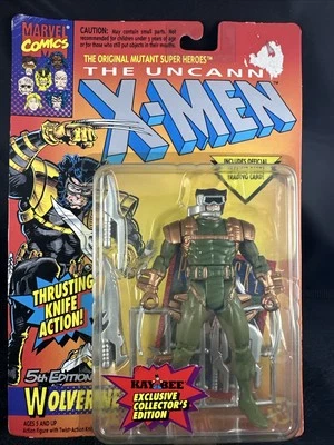 Figura de acción Toy Biz Marvel The Uncanny X-Men 5ª edición Wolverine Black 1993 Foto 1 de 4